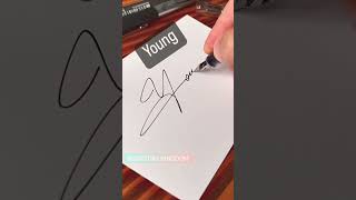 Y Signature tutorials | #shorts #writing #signature