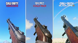 PPSH-41 in Vanguard vs Black Ops 6 vs Cold War