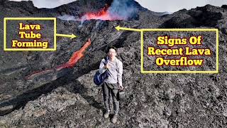 Digging Grindavík Road Through Glowing Red Hot Lava, Iceland Sundhnúka Volcano Eruption Update