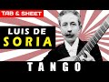 TAB/Sheet: Tango (Flamenco) by Luis de Soria [PDF + Guitar Pro + MIDI]