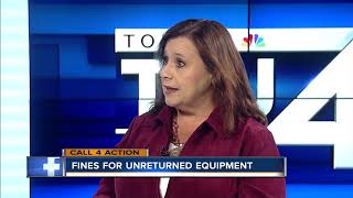 Avoid fines for unreturned equipment