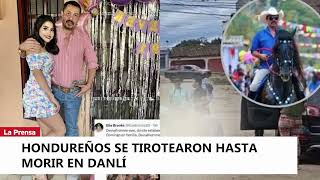 Video: Hondureños se tirotearon hasta morir en Danlí