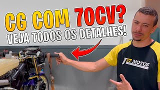 TUDO SOBRE COMO FAZER UMA CG DE 70 CAVALO DE RODA! MAIS FORTE QUE A XJ6!