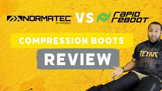 How to Use Compression Boots for Recovery | Normatec vs Rapid Reboot Review