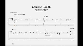 G6 Shadow Realm Bass Rockschool 2024 Original Grade 6 Tab