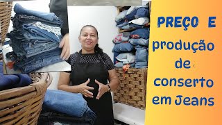 Preço de conserto em jeans  #nubialira