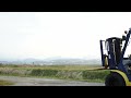 komatsu fg20c 14 forklift engine starting up