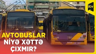 Avtobusların sürücüləri tətilə başladı, sərnişinlər saatlarla dayanacaqlarda gözlədi | Yunanıstanda