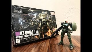 すげーの連発！HGAC 1/144 リーオー　OZ-06MS LEO OZ MASS PRODUCED MOBILE SUIT ガンプラレビュー　仮組まで　合わせ目や後ハメ加工　トールギスと比較他！