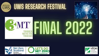 UWS Three Minute Thesis (3MT) 2022 Final