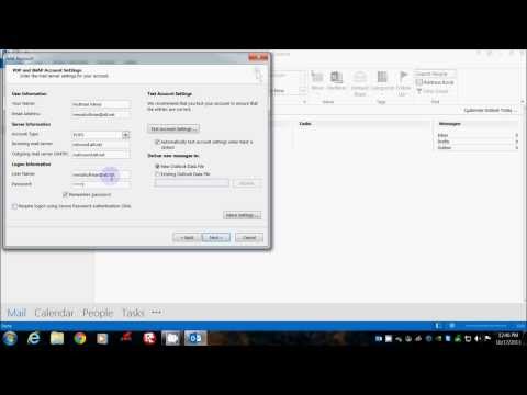 Access AT&T Mail in Microsoft Outlook Access AT&T Mail in Microsoft Outlook