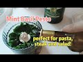 Easy Basil Mint Pesto - 5 Ingredients in 5 Minutes