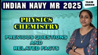 NAVY MR 2025 PHYSICS CHEMISTRY സ്ഥിരമായി ആവർത്തിക്കുന്ന മുൻവർഷ ചോദ്യങ്ങൾ അറിയാം