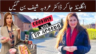 Dr Arooba's desi cooking in valaiyti kitchen | Dr Arooba turns chef in England