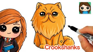 How to Draw Crookshanks | Hermione's Cat from Harry Potter