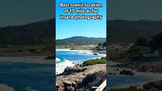 🚗🌊 SCENIC STOP ALERT!🌴 Fan Shell Beach Outlook on 17 Mile Drive 4K 120 FPS HDR #ocean #travel