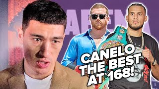 Dmitry Bivol REACTS to David Benavidez call out at 175! says Canelo THE BEST at 168!