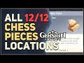 All 12 Chess Pieces Locations Genshin Impact