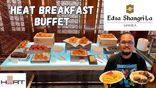 EDSA Shangri-la Hotel Staycation (Part 3) | HEAT Breakfast Buffet (Full Menu) | Vlog Ni Jorem