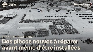 Des centaines de pièces du futur convoyeur du Port de Saguenay doivent être réparées