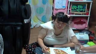 bj복부인 도미노치즈샌드피자 먹방 mukbang