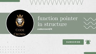 "Using Function Pointers in Structures "