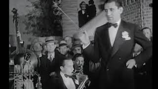 Abe Lyman Orchestra performing outside the Grauman's Chinese Theatre