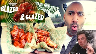 Wingstop NEW Blazed \u0026 Glazed Wings | Would Elon Musk Approve? 420 Friendly?