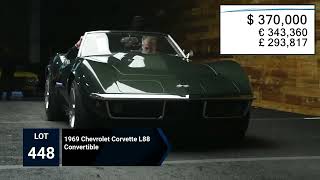 1969 Chevrolet Corvette L88 Convertible Sells for $414,750 at The Auburn Auction