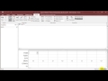 SQL with Microsoft Access 2016 lesson 1 - Create table