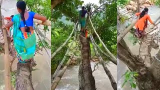 Wood Hanging bridge Gajapati Odisha India  /Biranjani Vlog