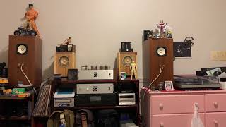 Fostex Fe126en testing on a KEF speakers cabinet OTL tube amp 3