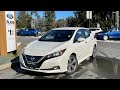 2018 Nissan Leaf SV + Reverse Camera, NAV, Charge Cord Review | Island Ford