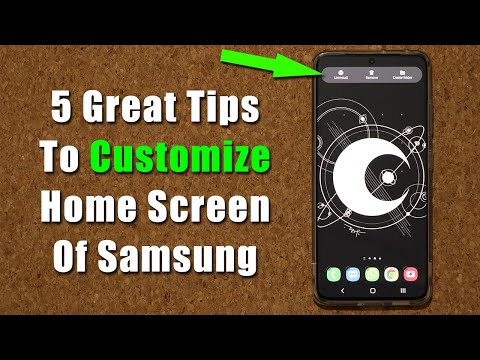 5 excelentes consejos para personalizar la pantalla de inicio de todos los teléfonos inteligentes Samsung (One UI 3.1, 3.0, 2.5, etc.)