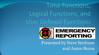 Free Weekly SQL Server Training: Time and Logical Functions, User Defined Functions