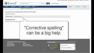 Knovel - Searching The Basics and Beyond