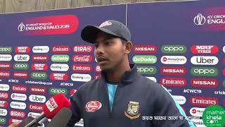 ভারত ম্যাচের আগে মোসাদ্দেক যা বল্লেন