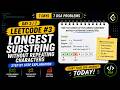 LeetCode #3: Longest Substring Without Repeating Characters | Sliding Window Explained | Day 3/7