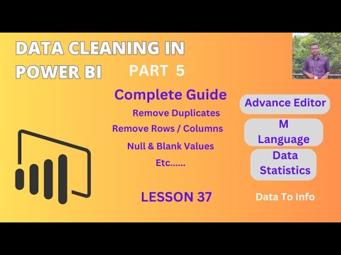 Data Cleaning In Power BI (PART 5) | Advance Editor #powerbi # ...