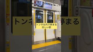 トンネルに入る珍しい駅【横須賀線】