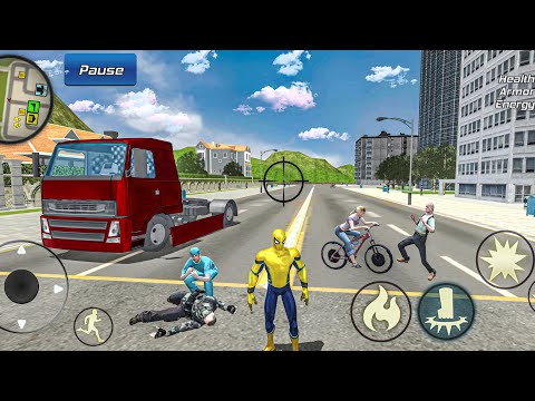 Spider Rope Hero Gangstar Vegas Crime City Simulator Nueva actualización de camión en la ciudad n.° 57 – Juego para Android