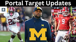 Michigan Football Transfer Portal Targets Update | Update To The QB Room In 2025