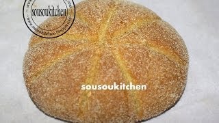 Recette de Harcha Galette Marocaine à la semoule 2 الحرشة- Moroccan Hercha Semolina Bread