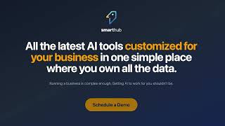 Introduction to Smart Hub - the one-stop AI hub, customized for your business