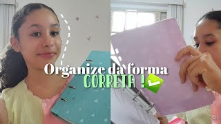 COMO ORGANIZAR SEU FICHÁRIO DA FORMA CORRETA !🙀|(muito fácil)