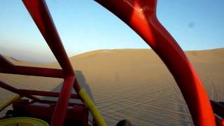 Sand boarding and Dune buggy fun in Huacachina, Peru