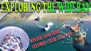 Hervey Bay, Bundaberg Exploring the widebay Fraser Island Kgari, winter diving sandcrab catch & cook