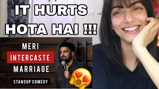 Meri Inter Caste Marriage | Stand Up Comedy | Pratyush Chaubey Reaction