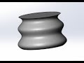 How to use Swept Boss Base in SolidWorks | hole wizard |  sweep