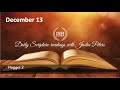 daily bible reading december 13